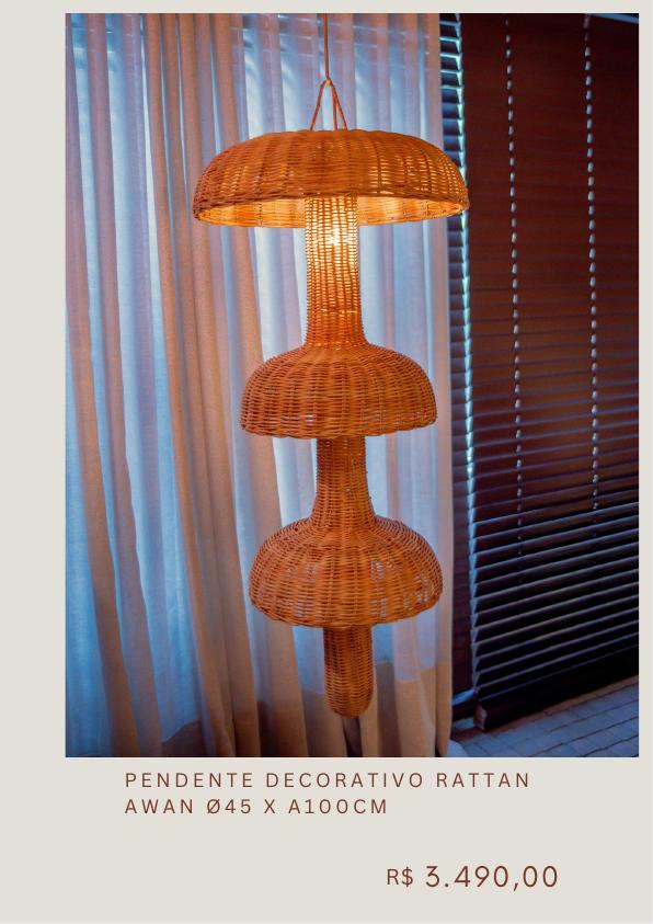 Pendente Rattan Awan