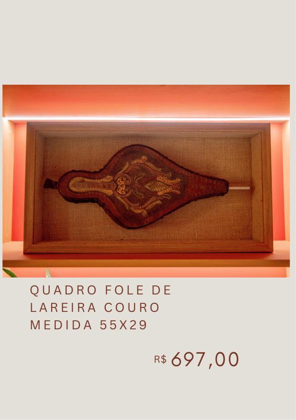Quadro fole de lareira