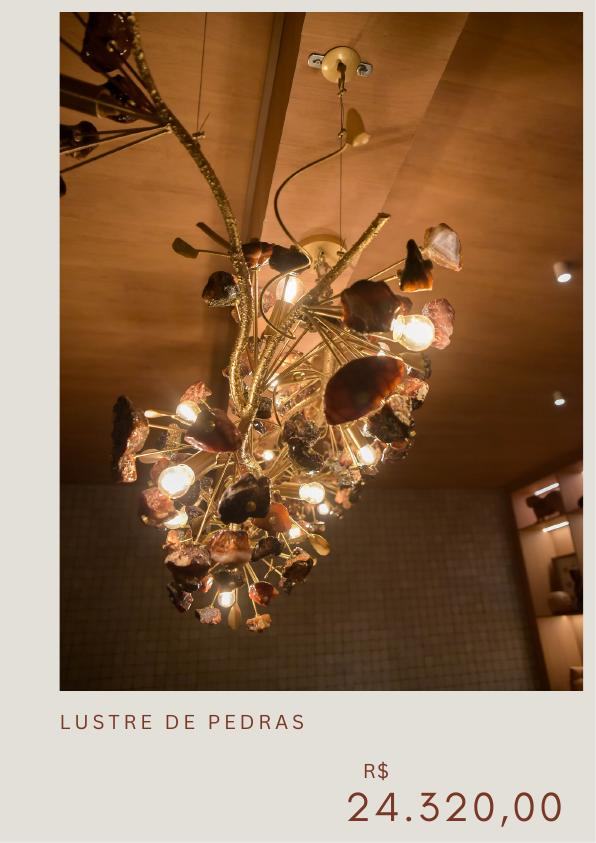 Lustre de pedras