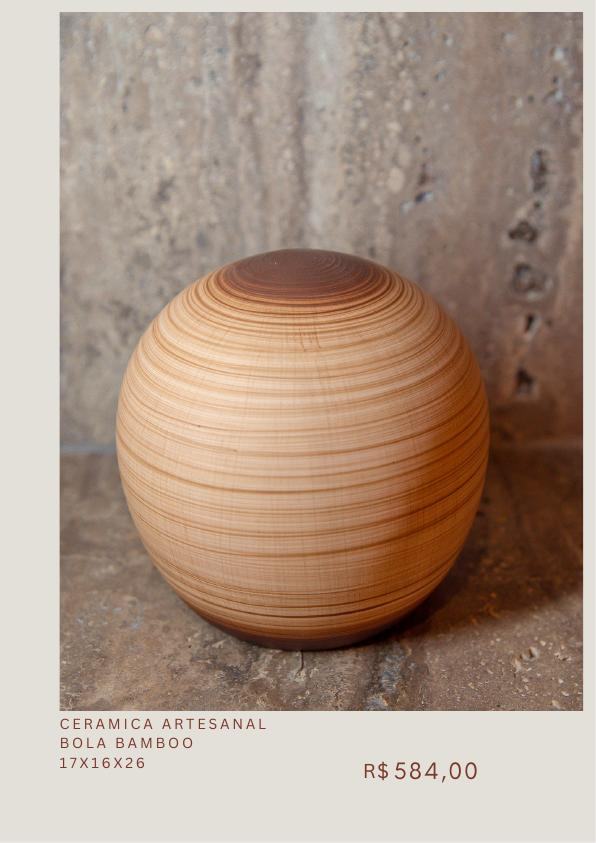 Cerâmica Bola Bamboo